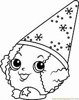 Shopkins Coloring Pages Shopkin Snow Crush Season Cone Color Colouring Book Printable Dolls Drawing Colour Toys Sheets Print Kids Printables sketch template