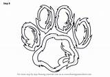 Paw Tiger Draw Drawing Step Cougar Kids Animals Tutorials Getdrawings Drawingtutorials101 sketch template