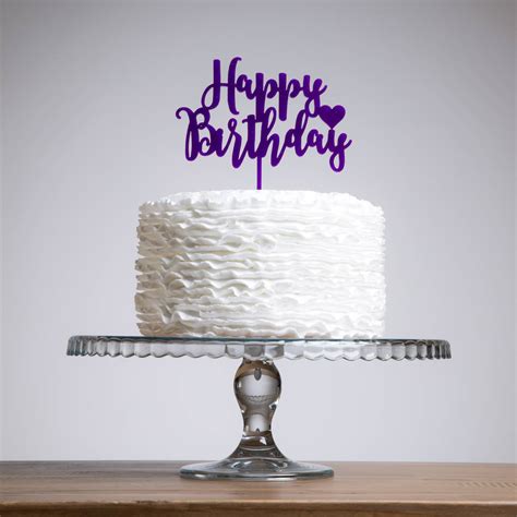 healthy happy birthday cake topper    perfect recipes