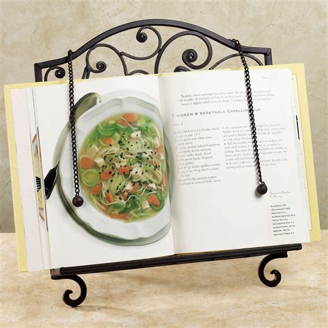 countertop cookbook shelf  simple  elegant   revamp