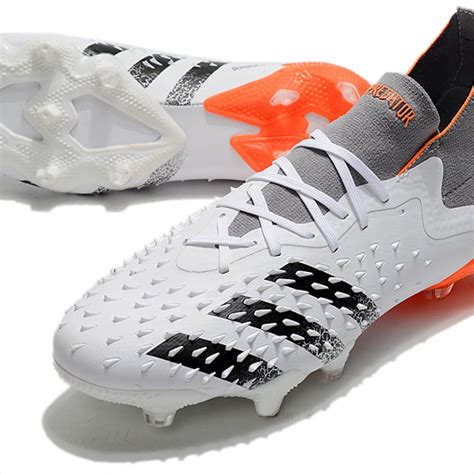 adidas predator freak fg soccer cleats gray orange