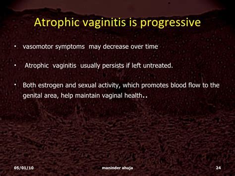 Atrophic Vaginitis Under Treated Under Diagnosed F