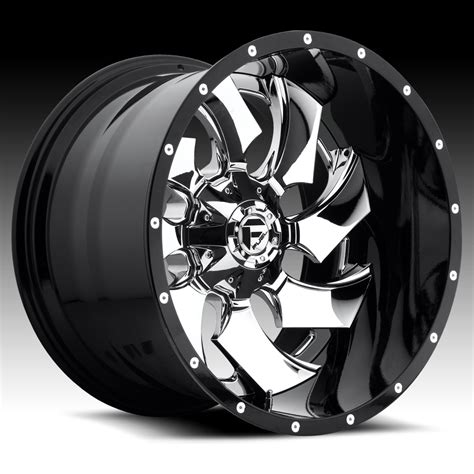 fuel  cleaver  pc chrome black custom truck wheels rims fuel pc custom wheels express