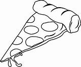 Pizza Clip Clipart Slice Pepperoni Cheese Cliparts Drawing Outline Cartoon Wikiclipart Food Clipartpanda Library Background Transparent Use Presentations Projects Websites sketch template