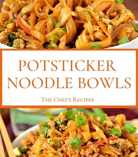 potsticker noodle bowls tasty food