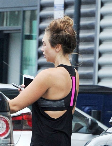 lauren goodger shows off slimmed down figure as she heads to the gym