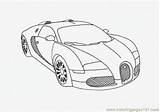 Bugatti Veyron 3b sketch template