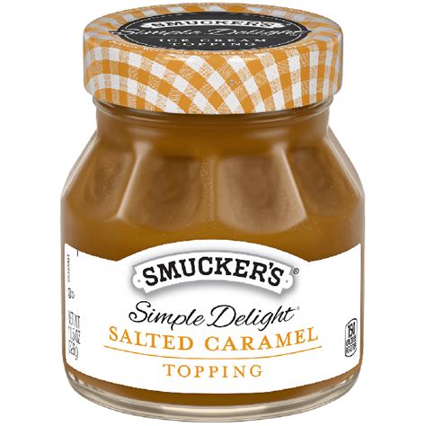 smucker s simple delight® salted caramel topping 11 5 oz