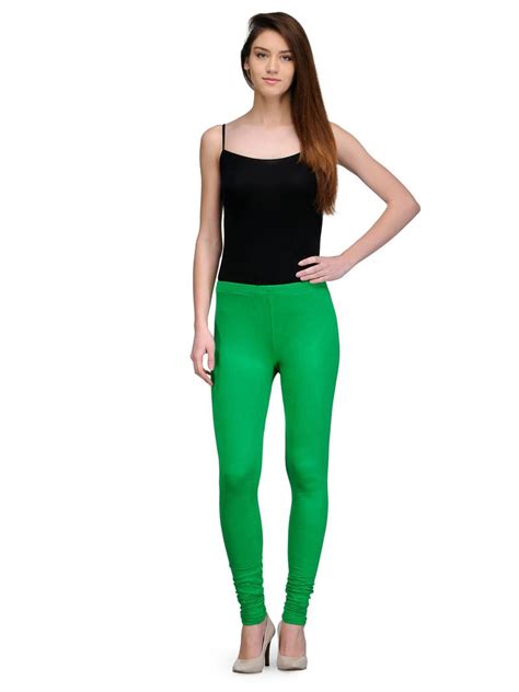plain green leggings vinnis