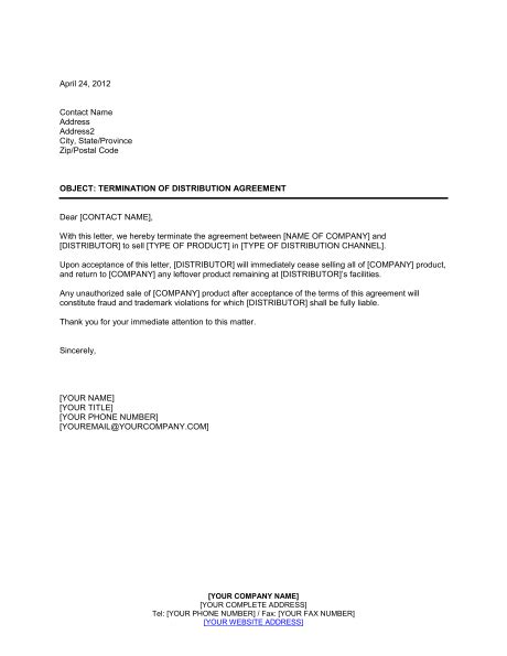contract termination letter real estate forms letter templates