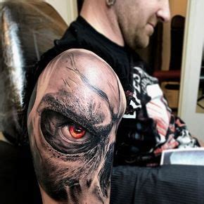realistic red eye tattoo tatuering inspiration tatuering