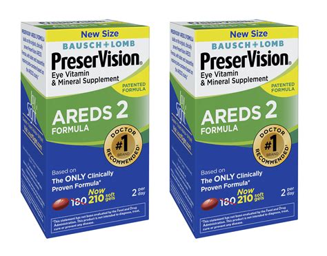 preservision areds  eye vitamin mineral supplement soft gels  ct pack   total