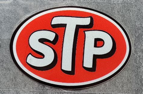 stp logo  racers edge treatment metallic sticker american sale shop
