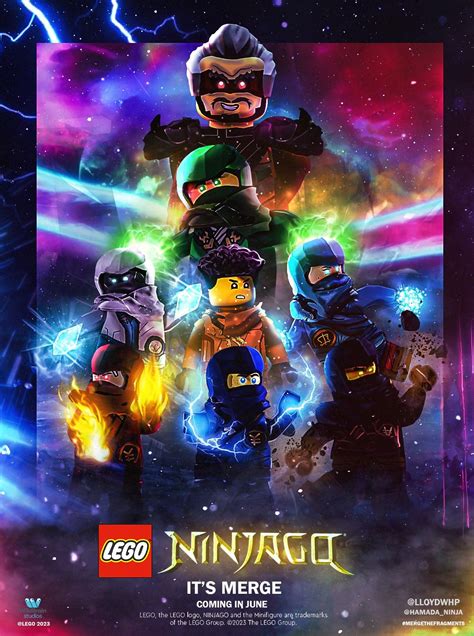 Ninjago Dragons Rising Poster Collab Hamada Ninja X Lloyd Whip Lego