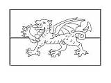 David Coloring Pages Dragon St Wales Kids Saint Dltk sketch template