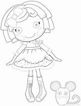 Lalaloopsy Pages Coloring Baby Color Getcolorings sketch template