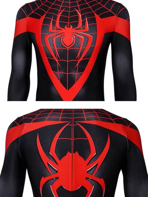 Into The Spider Verse Miles Morales Spider Man Costume