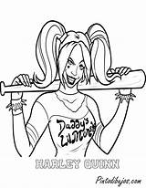 Harley Pintar Diablo sketch template