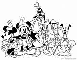 Miki Myszka Disneyclips Przyjaciele Kolorowanki Kolorowanka Druku Minnie Pluto Goofy Drukowanka Carol Duck Drukowania Pokoloruj sketch template
