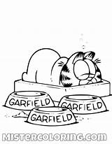 Garfield Odie sketch template