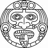 Aztec Coloring Pages Symbols Symbol Calendar Drawing Aztecs Inca God Desenhos Color Sun Drawings Warrior Clipartbest Astecas Patterns Crianças Clipartmag sketch template