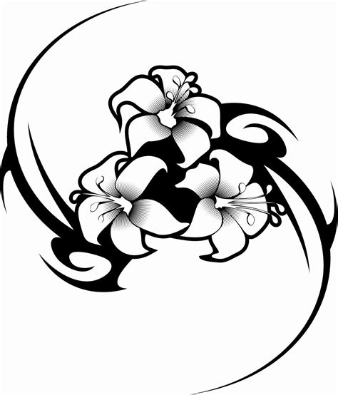 hawaiian flower coloring page luxury hawaiian flower drawing clipart