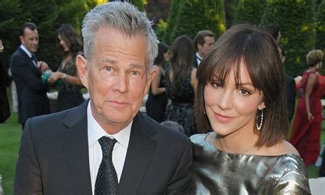 katharine mcphee and david foster are engaged after one year daily mail online
