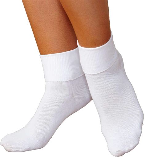 Buster Brown Comfort Toe Stretch Socks White 3 Pk At Amazon Womens