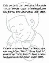 Bapa Doa Indonesia Mewarnai sketch template