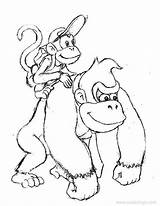Kong Donkey Diddy Coloring Pages Print Drawing King Dk Printable Country Sketch Returns Info Color Xcolorings Pencil Library 67k 638px sketch template
