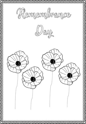 remembrance day colouring teaching resources