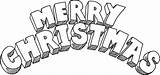 Drawings Merry Christmas Drawing Color Lettering Happy Print Fbfreestatus Year sketch template