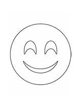 Coloring Emoji Emojis Pages Smile Classic Ws Kids sketch template