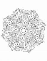 Coloring Mandala Talia sketch template