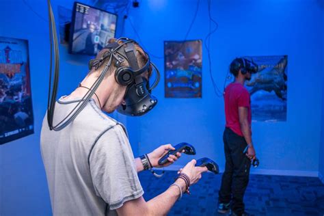 virtual reality arcades entertain with immersive games