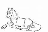 Horse Drawings Easy Sketches Down Lying Drawing Coloring Pages Sketch Mare Animal Choose Board sketch template
