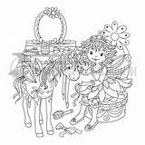 Lillifee Einhorn Ausmalbilder Prinzessin Ausmalbild Merlina Schminktisch Malvorlage Ausdrucken Malvorlagen Kinderbilder sketch template