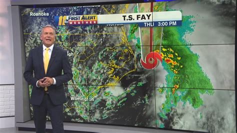 tropical storm fay forms  north carolina coast national hurricane