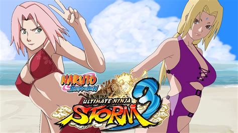 Tsunade Vs Sakura Swimsuit Naruto Ultimate Ninja Storm 3