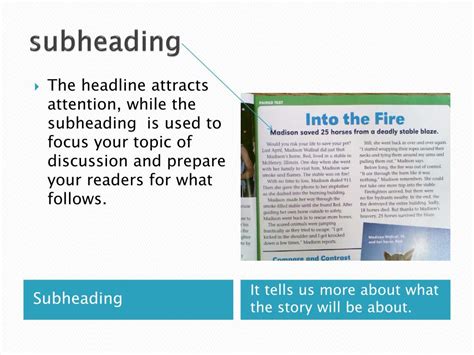 writing  newspaper article powerpoint