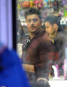 zac efron dresses down for trip to new york sex shop but it s all for his new film are we