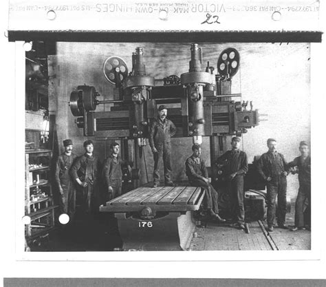 Ingersoll Milling Machine Company Photo On The Shop Floor Rockford