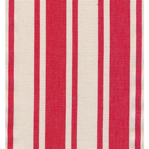 Adriatic Stripe Fabric In Sunset Red Olicana Designer Stripe Fabric