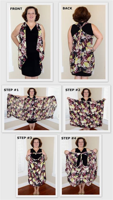 make a scarf into a vest how to tie a scarf into a vest how to make scarf how to wear a