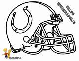Coloring Football Pages Helmet Nfl Team Logo Broncos Raiders Colts Indianapolis Drawing Helmets Teams Rugby 49ers Carolina Kids Book Color sketch template