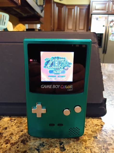 latest mod gameboy color  aluminum shell buttons  color backlight rgameboy