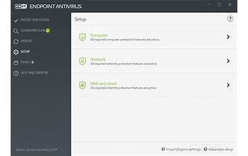 ESET Endpoint Antivirus screenshot #1