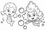 Bubble Guppies Deema Bubbles Oona Dibujos Tudodesenhos Peixinho Fazendo Nossa sketch template