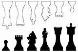 Chess Pieces Vector Piece Board Diy Template Cut Set Game Kids Printable Templates Print Creativemarket Make Color Wood шахматы Cutting sketch template