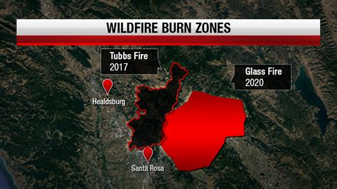 Glass Fire Threatens Same Area Devastated By Tubbs Fire 3
